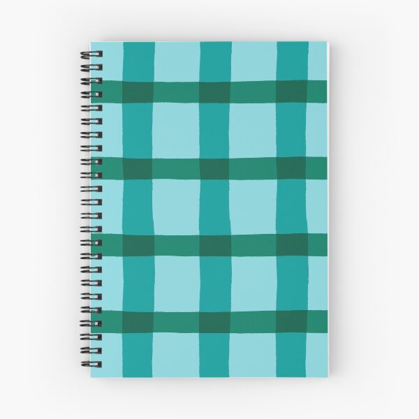 Item preview, Teal Blue Jagged Edge Plaid designed and sold by WRosesPatterns.