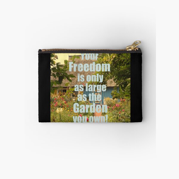 Item preview, Your freedom is only as large as the garden you own . Hitoshi Iwaaki quote designed and sold by azule1.