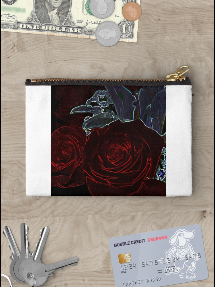 Thumbnail 3 of 4, Zipper Pouch, BLEEDING ROSES designed and sold by BOLLA67.