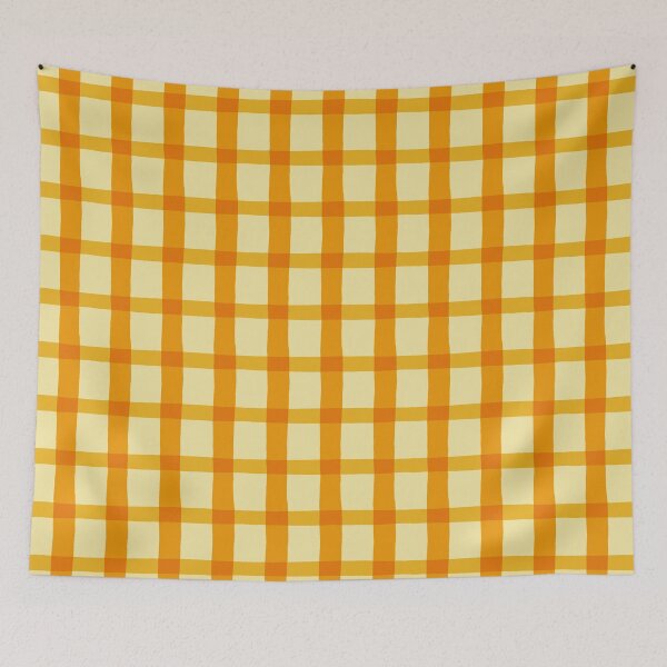 Item preview, Citrus Colored Jagged Edge Plaid designed and sold by WRosesPatterns.