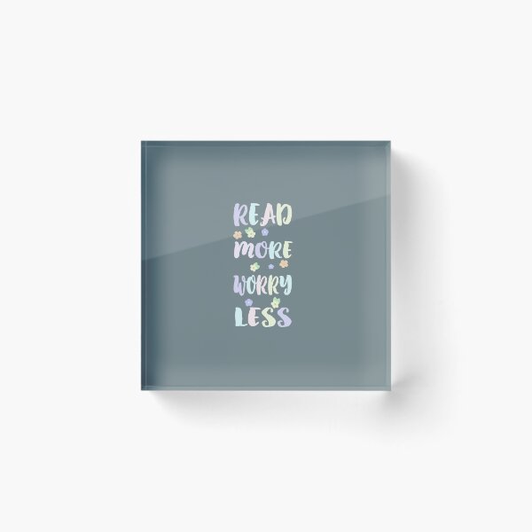Item preview, Read more worry less  designed and sold by TheaDesign.