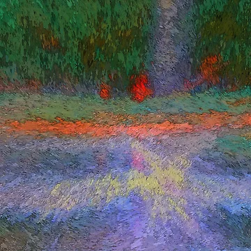 Artwork thumbnail, Red In The Reeds by RiverDeeDesigns