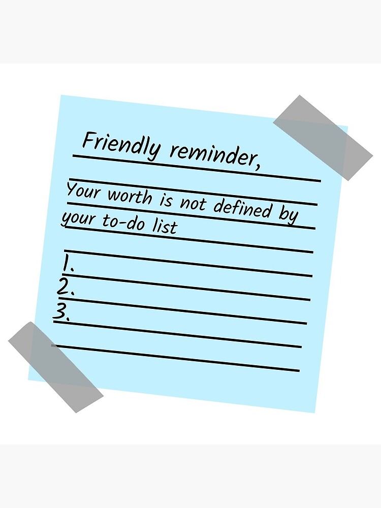 A Friendly Reminder Postcard