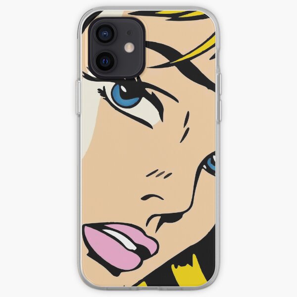 A vectorised and reworked pop art of Roy Lichtenstein iPhone Soft Case