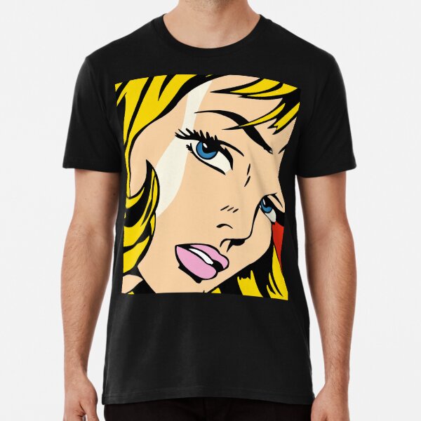 A vectorised and reworked pop art of Roy Lichtenstein Premium T-Shirt