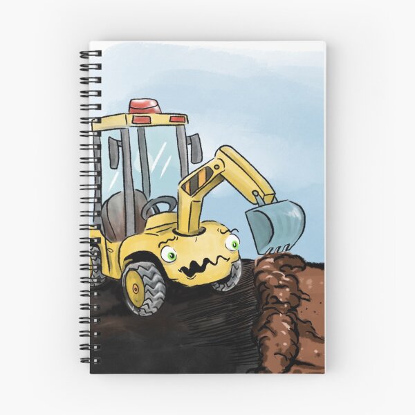 Item preview, Cute yet puzzled Yellow Digger cartoon designed and sold by Matt Corrigan.