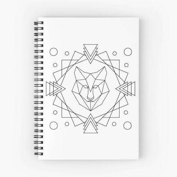 Item preview, Triangle wolf (black) designed and sold by RatArt Designs.