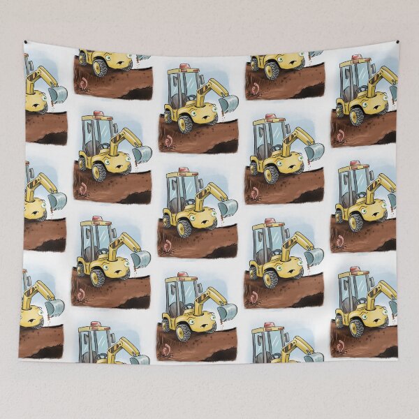 Item preview, Quizzical Yellow Digger cartoon designed and sold by Matt Corrigan.