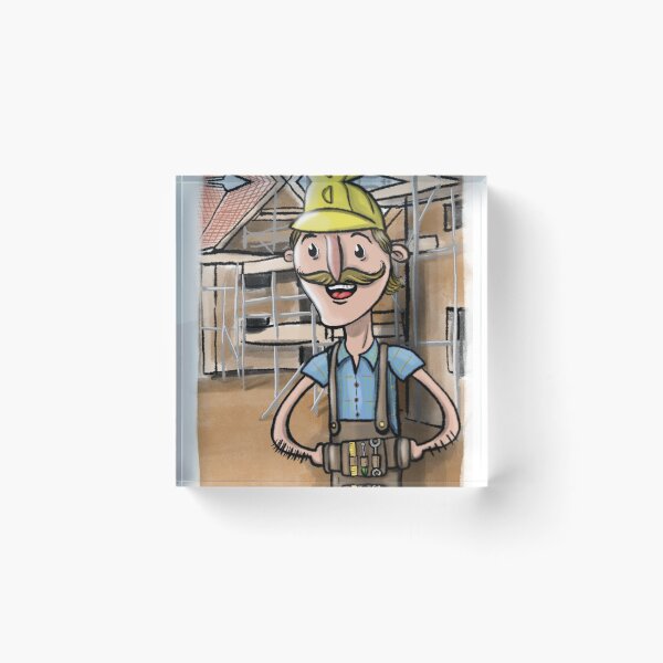 Item preview, Dan the Builder cartoon designed and sold by Matt Corrigan.