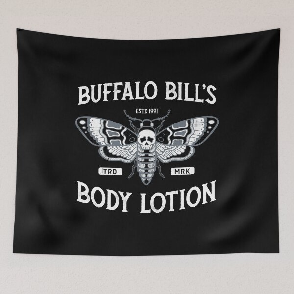 Item preview, Buffalo Bill's Body Lotion - Horror - Death's Head Moth - Distressed Vintage Design designed and sold by Nemons.