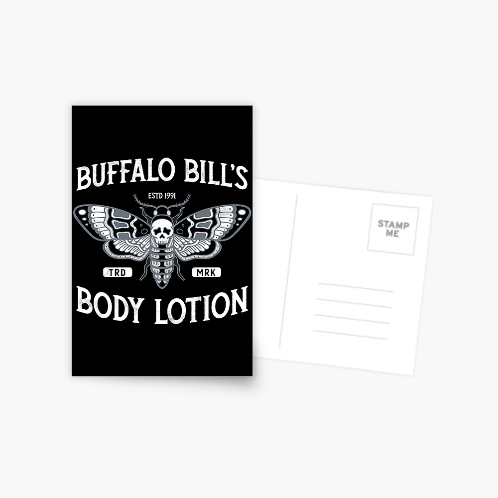 Buffalo Bill's Body Lotion Death's Head Moth Horror Distressed Vintage  Design T-shirt - Olashirt