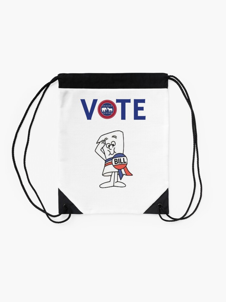 Alternate view of vote Drawstring Bag