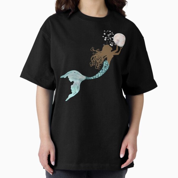 Item preview, Brown Mermaid of color gathering pearls huge pearl designed and sold by Glimmersmith.