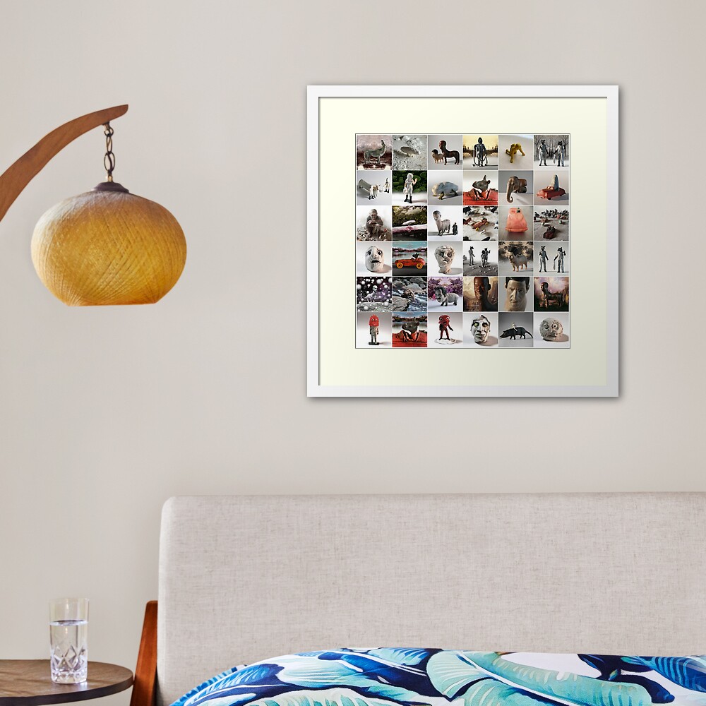 DATAMETAMNESIA Framed Art Print