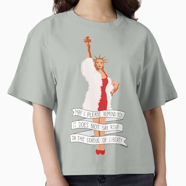 Item preview, It Does Not Say RSVP On The Statue Of Liberty - The Peach Fuzz designed and sold by Elizabeth Hudy.