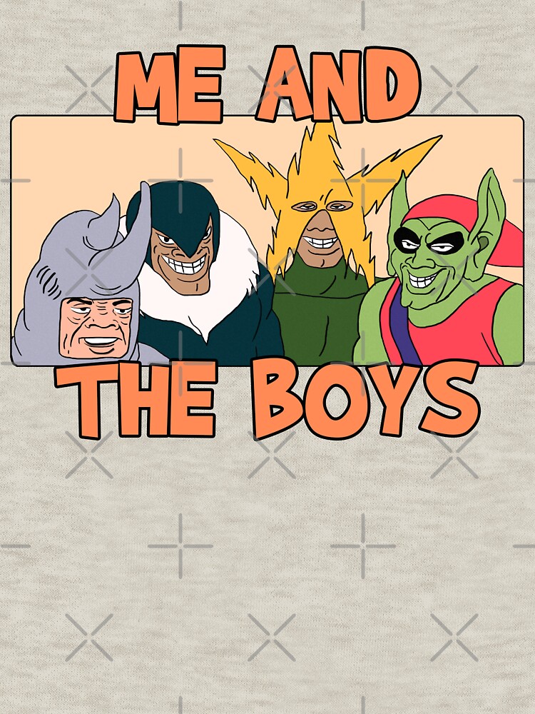Me and my major. Зловещая шестерка мем. the boys мем. me and boys мемы.