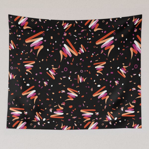 Item preview, Lesbian Pride Arcade Carpet Version 2 designed and sold by robot-toes.