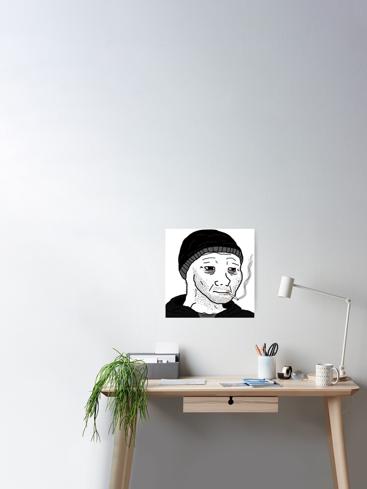 Doomer Wojak Sticker for Sale by SuburbanLife in 2023