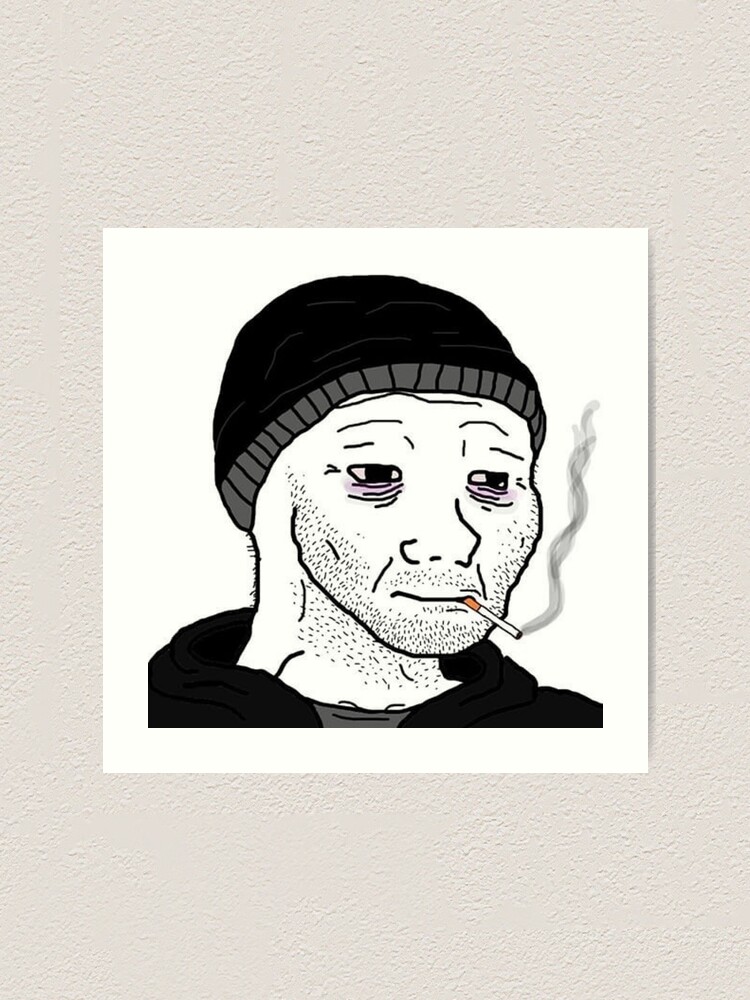 Doomer Wojak | Art Print