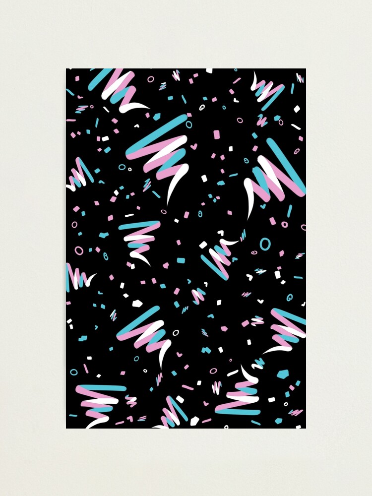 Trans Pride Arcade Carpet Photographic Print By Robot Toes Redbubble