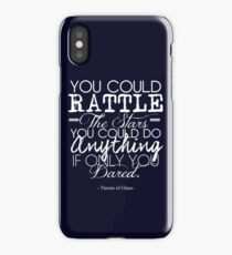 "You could rattle the stars..." Throne of Glass iPhone Case
