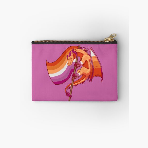 Artikelvorschau, Lesbian Pride Flag Dragon (3. Auflage-Neue Flagge) entworfen und verkauft von Art of Keymintt.