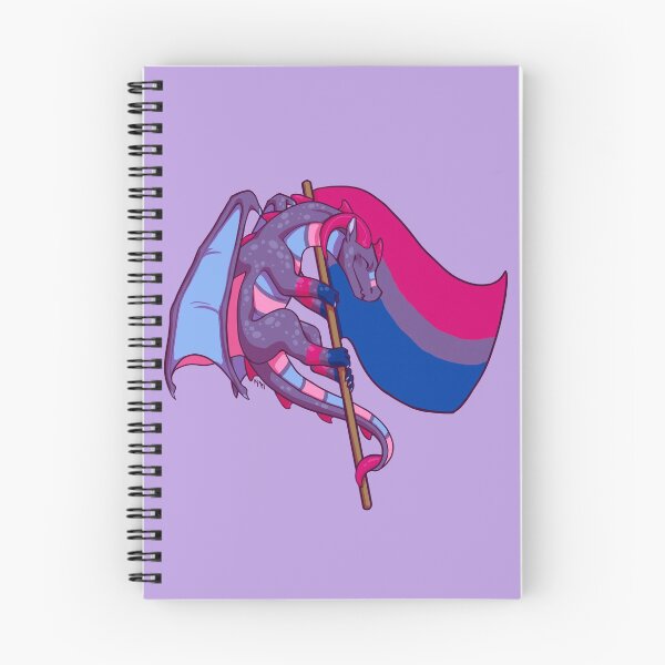 Item preview, Bisexual Pride Flag Dragon (3rd Edition) designed and sold by Art of Keymintt.