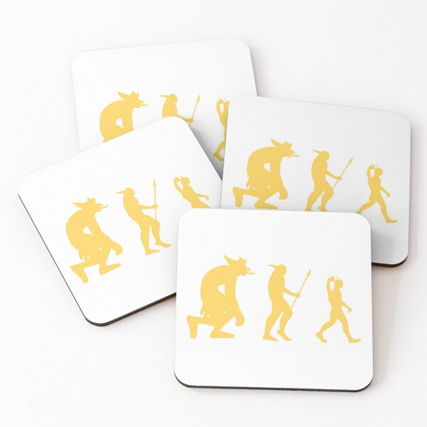 Item preview, Yellow Evolution of Elves (white) designed and sold by animinimal.