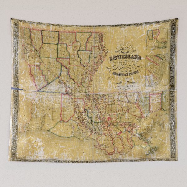 Item preview, La Tourrette's Map of Louisiana (1848) designed and sold by allhistory.