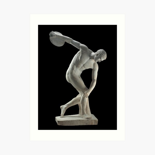 Discobolus Art Print