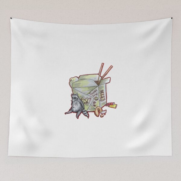 Item preview, Takeout Raccoon  designed and sold by Klara McElroy.
