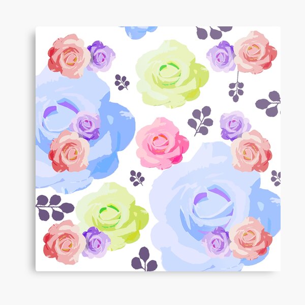 Beautiful Springtime Roses Metal Print