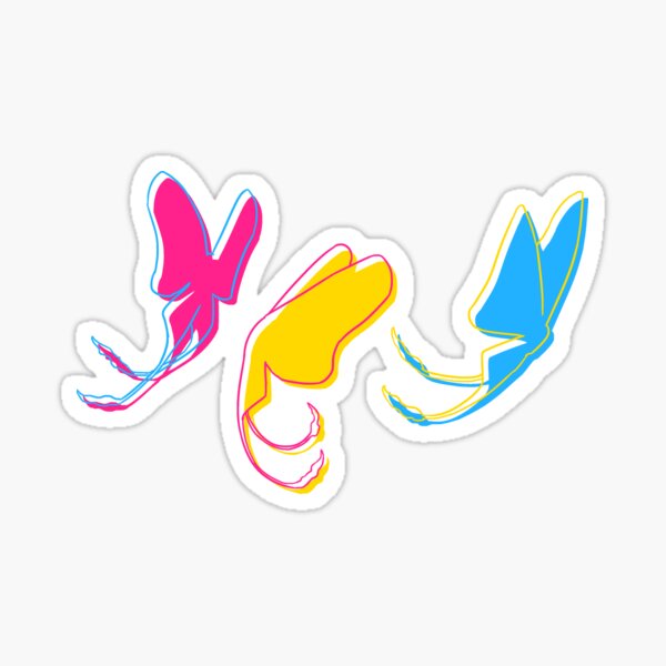 Pan Pride Moths Sticker