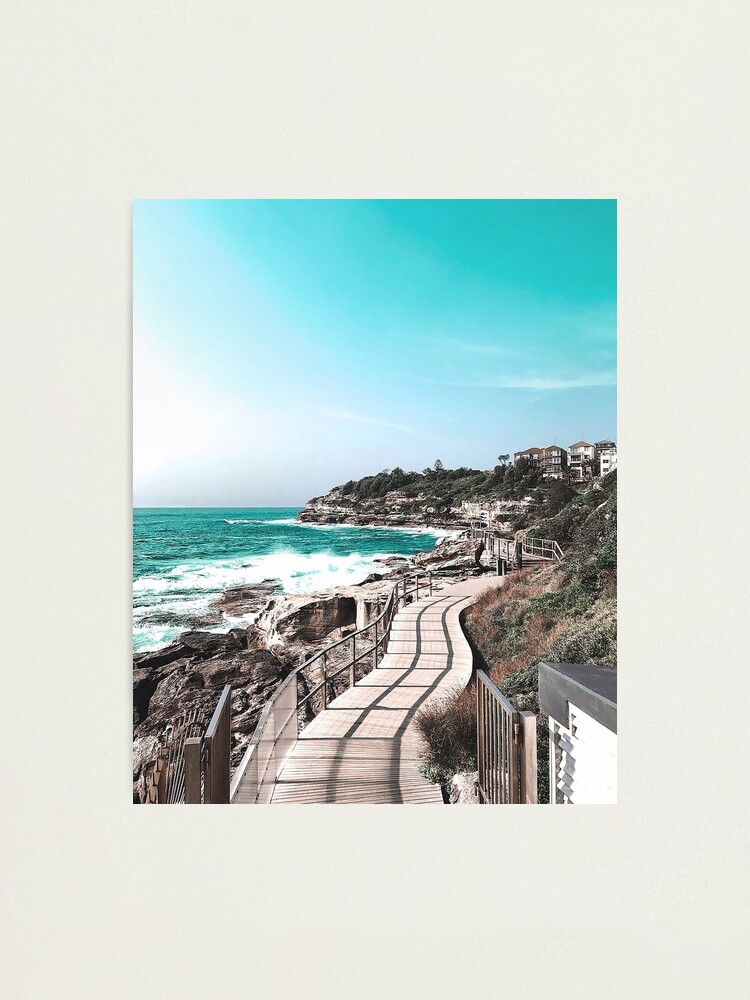 Alternate view of Coogee Beach to Bondi Beach in Sydney Australia Photographic Print