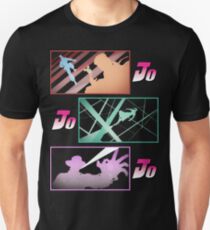 Camiseta unisex Jojo's Bizarre Adventures: Stardust Crusaders Co-Protagonistas Retratos