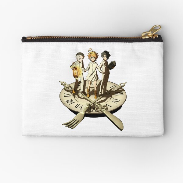 Emma, Ray & Norman Trio - The Promised Neverland Zipper Pouch