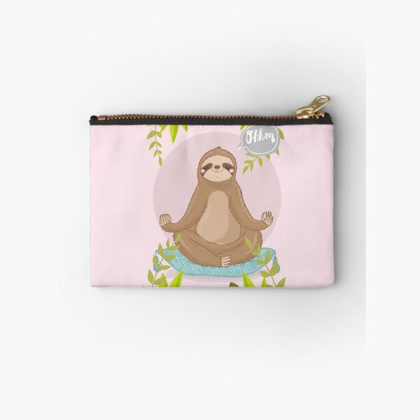 Item preview, meditating sloth ohm ... designed and sold by Christiane  Zielinski.