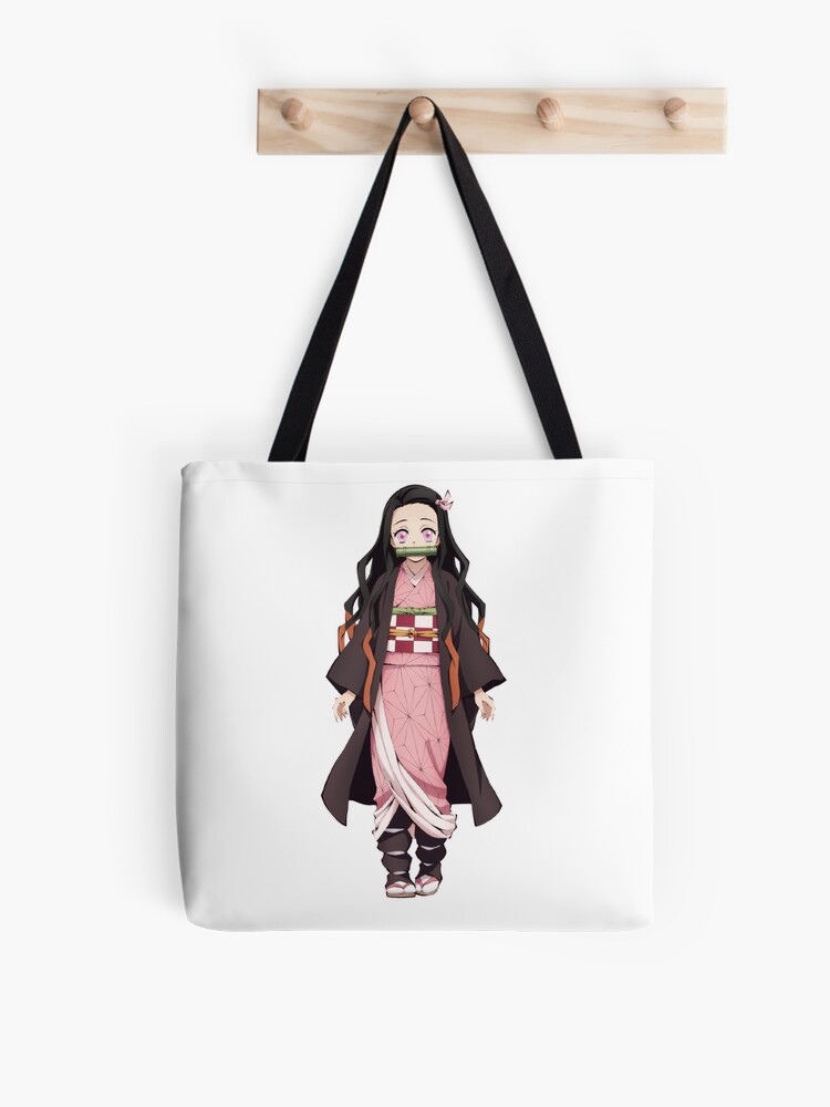 Demon Slayer Kimetsu no Yaiba Kamado Nezuko Canvas Bag Shoulder bags Handbag B