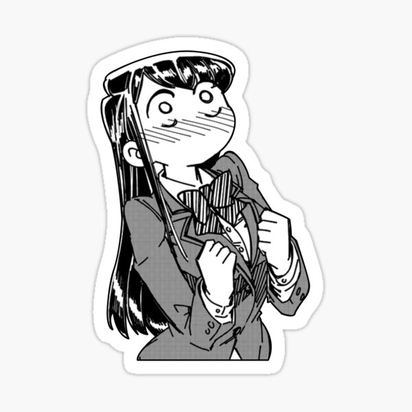 Funny Manga Motivated Girl Meme Sticker