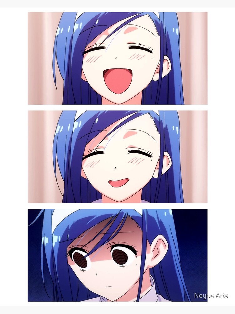 Lámina rígida «Anime De Victoria Sonrisa para Derrotar Ojos Blancos Meme»  de benjamintorres | Redbubble