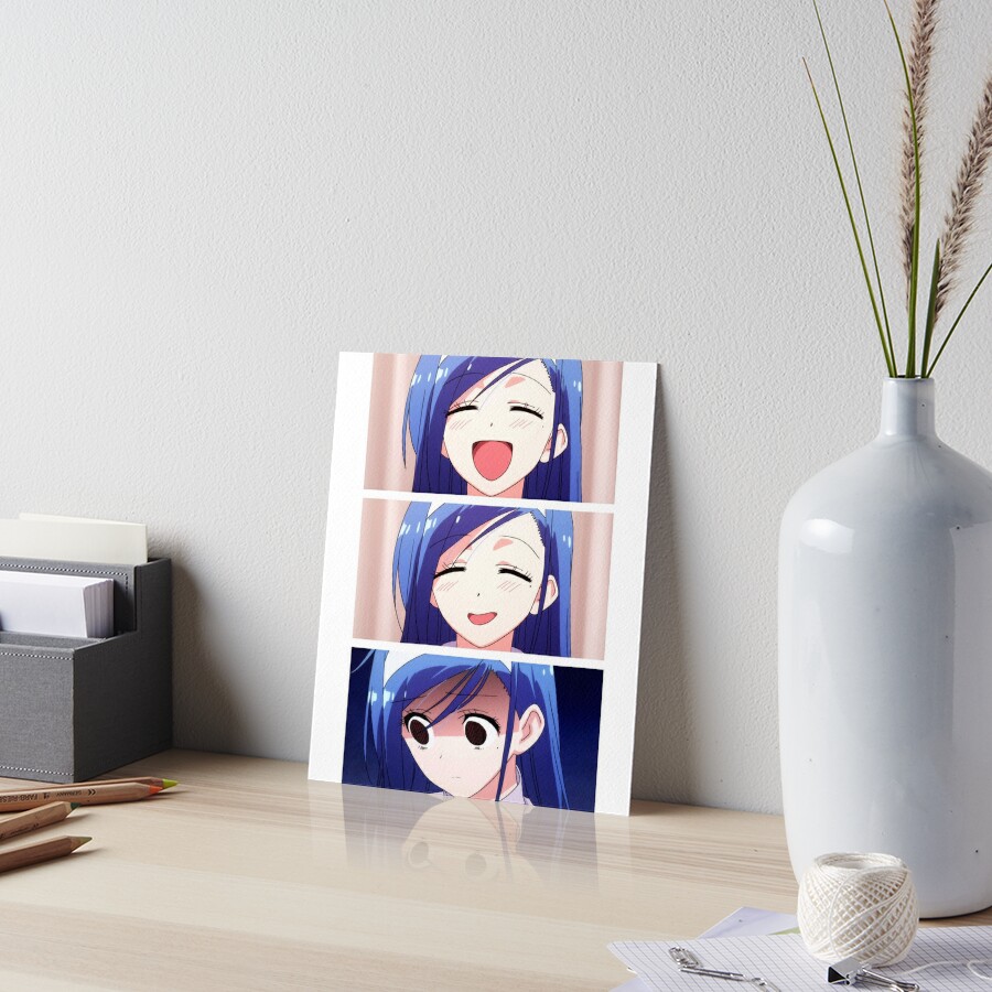 Anime From Victory Smile to Defeat Blank Eyes Meme | Greeting Card