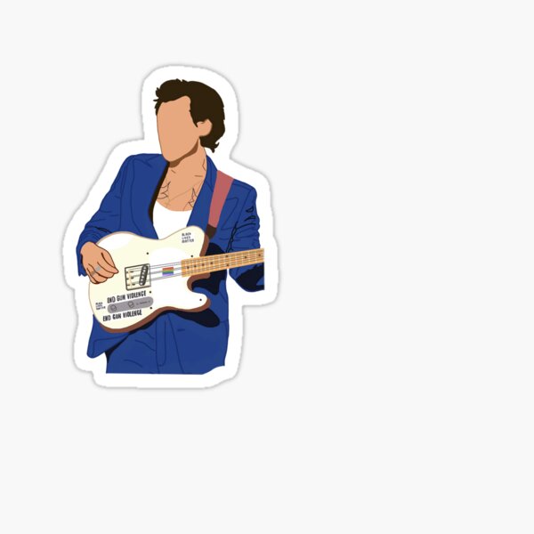 "blue velvet gucci suit harry " Sticker for Sale by locampo Redbubble