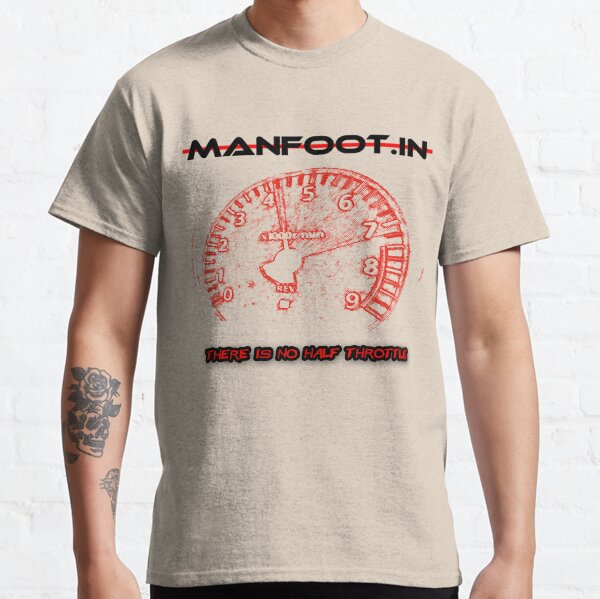 Rev Counter Design - No half throttle Classic T-Shirt