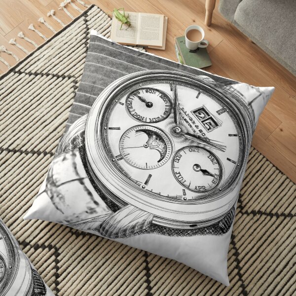 Luxury Wristwatch Floor Pillow