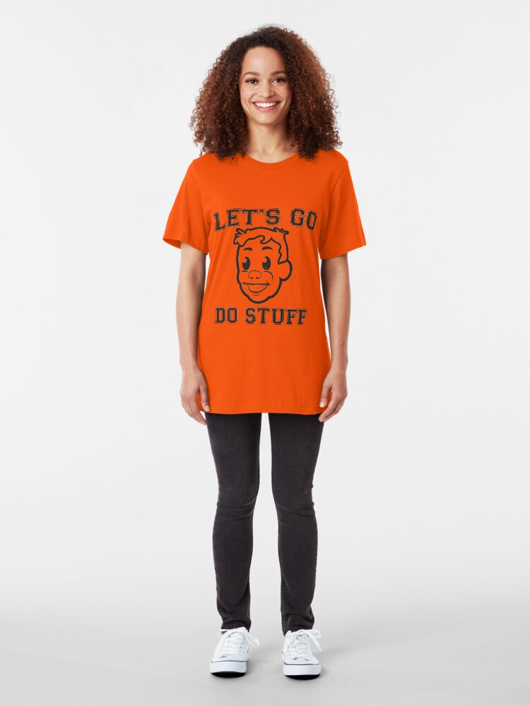 Alternate view of Let's Go Do Stuff - Go Repairs Slim Fit T-Shirt