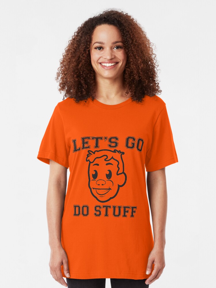 Alternate view of Let's Go Do Stuff - Go Repairs Slim Fit T-Shirt