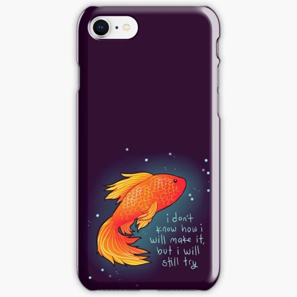 "I will still try" Goldfish iPhone Snap Case