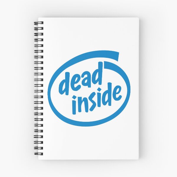 Item preview, Dead Inside (Intel Inside) designed and sold by sponchy.