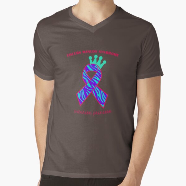 Ehlers Danlos Warrior Princess V-Neck T-Shirt