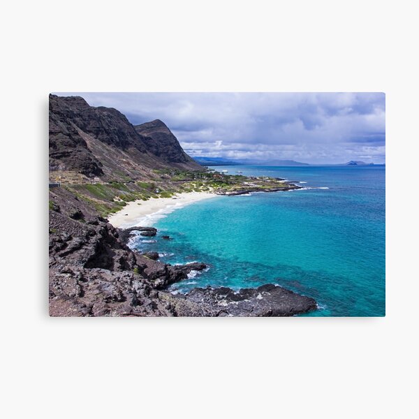 Photograph Makapuu Lookout in Oahu Canvas Print